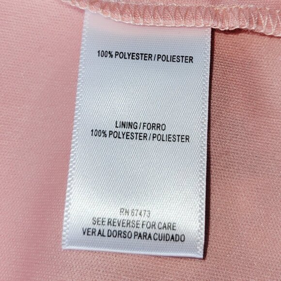 Danny & Nicole Pink Floral Lace Overlay Sleeveless A-Line Dress Size 20W - Picture 8 of 9